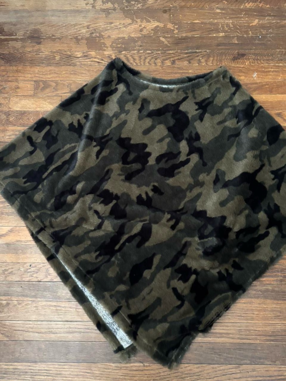 camo poncho